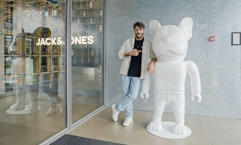 Kubilay Aka Jack and Jones için Danimarka'da!